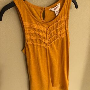 Mustard yellow tank top